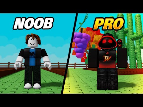 I went from NOOB to PRO in Grow a Garden