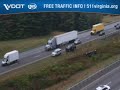Pickup Truck Loses Control And Flips Off Interstate In County, VA