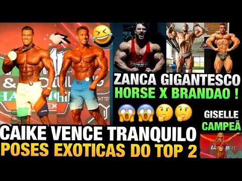 CAIKE VENCEU FÁCIL MAS TOP 2 CHAMOU ATENÇÃO COM SUAS POSES - ZANCA ESTÁ ENORME + BRANDÃO VS HORSE
