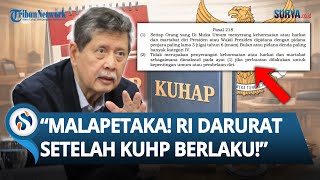 KUHP Mendapat Kritik dari Sejumlah Pihak, Eks Jaksa Agung: Benteng Rakyat Runtuh!