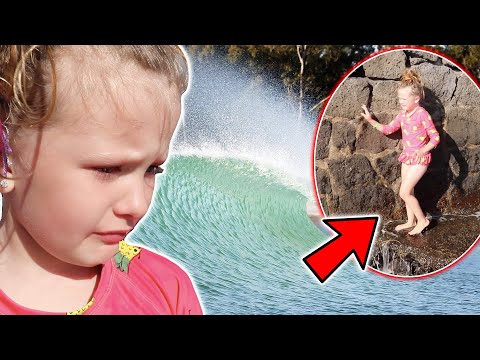 A SUDDEN FREAK WAVE NEARLY TOOK US OUT! Video