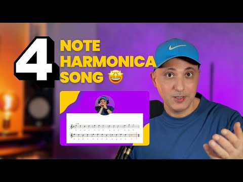 Learn This 4-Note Fun Harmonica Song: Mary Had A Little Lamb!