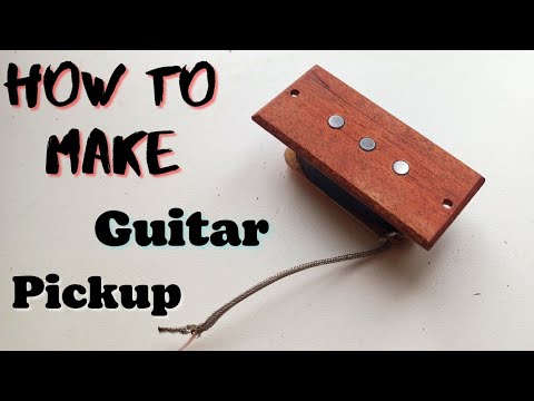 Diy Cigar Box Pickup | How to Make Pickup | Winding the coil