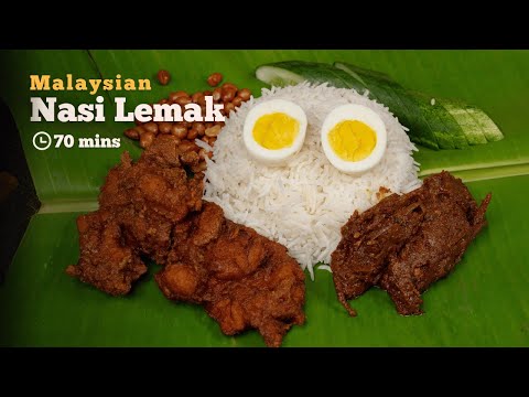 Malaysian Nasi Lemak | Learn to make the Malaysian Iconic Dish Nasi Lemak | Cookd