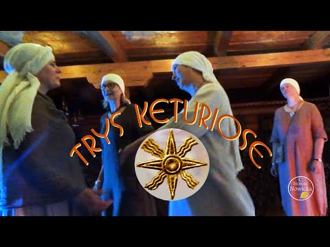 Trys Keturiose 5 - Lithuanian dance song keturinė LIVE