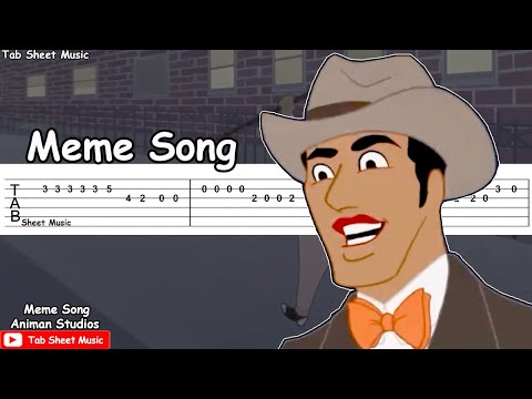 Animan Studios Meme Song - Guitar Tutorial
