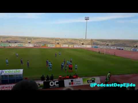 Bronca tarjeta Vítor Andrés CD El Ejido - Real Jaén 16/17