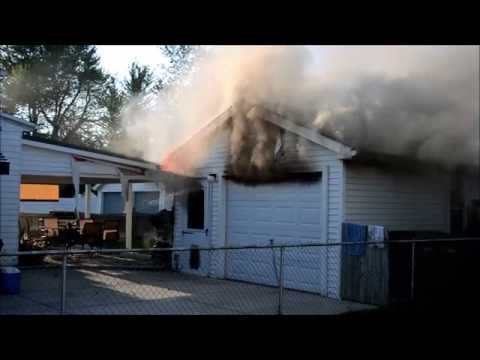 Cleveland Hill FD Garage Fire - 296 Westbrook dr