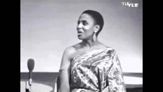 Miriam Makeba- It's only when Esau comes &amp; says Boofff... I 've discovered u, now you exist!