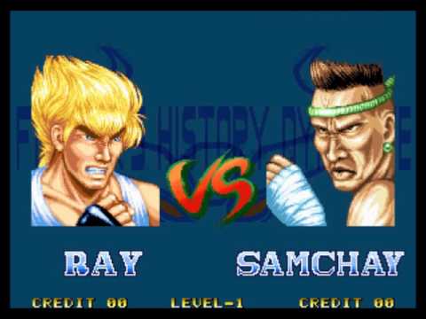 Fighter's History Dynamite(Neo-Geo/Arcade)Ray Playthrough