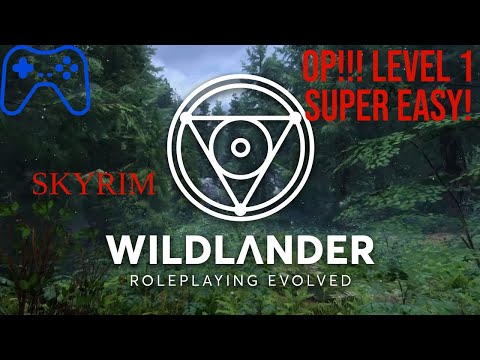 How To Become OP In Skyrim Wildlander!