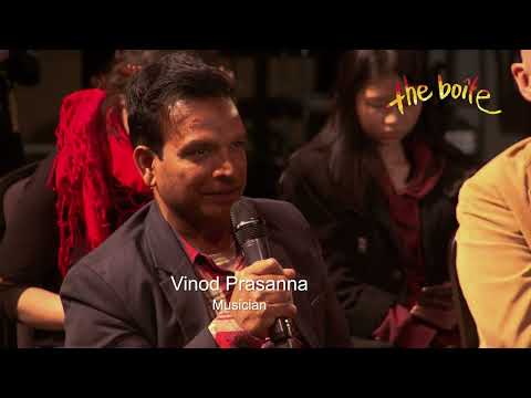 Vinod Prasanna speaking at The Boite's "What If Music..." forum