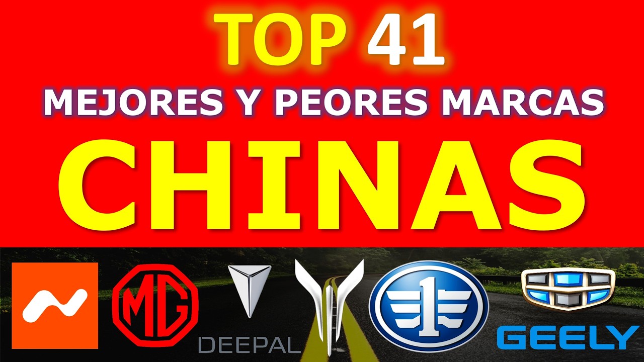 NUEVO ranking de marcas CHINAS para este 2025