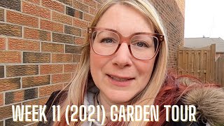 FULL INDOOR & OUTDOOR GARDEN TOUR | WEEK 11 | 2021 | Growing food in small spaces