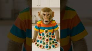 Download lagu baby monkey eating gummy eyeballs 😋 mp3 Download lagu baby monkey eating gummy eyeballs 😋 mp3