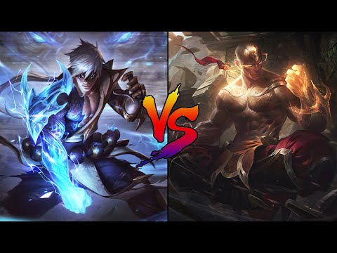 Storm Dragon Lee Sin vs God Fist Lee Sin Skin Comparison Spotlight (League of Legends)