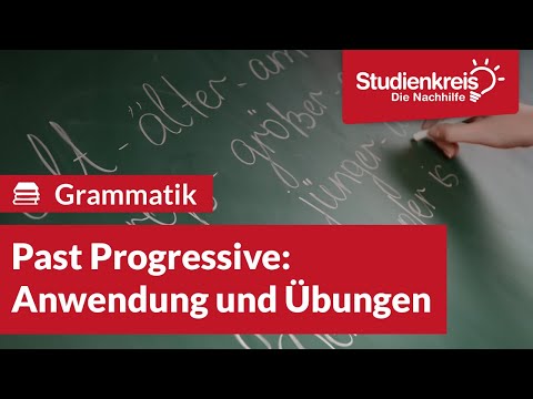 Past Progressive: Anwendung und Übungen! | Englisch verstehen mit dem Studienkreis