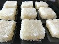 Fresh Coconut Burfi in 15 min | Kobbari Mithai Recipe | Indian Traditional Sweet