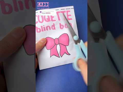 Coquette Blind Bag 🎀 #shorts #kaddiartandcraft #diy #papercrafts #blindbag #unboxing #asmr