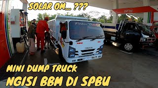 Coba Bawa Dump Truck Ke SPBU.. Begini Reaksi Petugasnya...