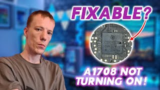 This Macbook Pro Released The Magic Smoke! Can I Fix It? A1708 820-00840 Stuck At 5v Not Turning On