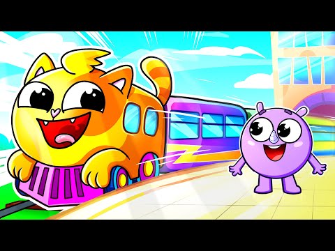 Choo Choo Train Song! 🚂 Safety Rules on the Way! Kids Songs🐱🐨🐰🦁 And Nursery Rhymes by Baby Zoo