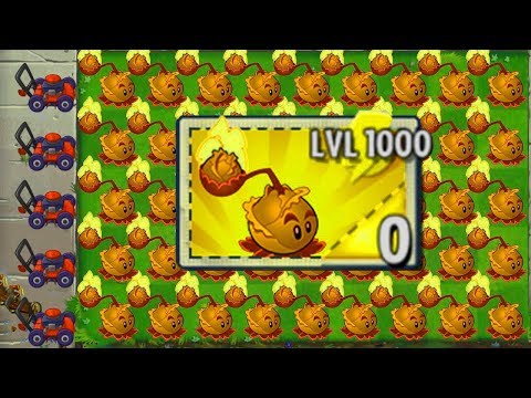 Cabbage-pult Level up Level 1000 - Plants vs Zombies 2