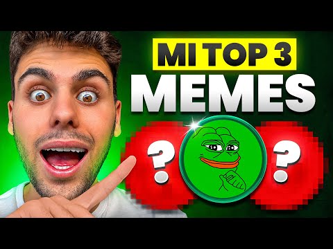 Mi TOP 3 MEMECOINS para este Bullrun de 2025 evita el resto