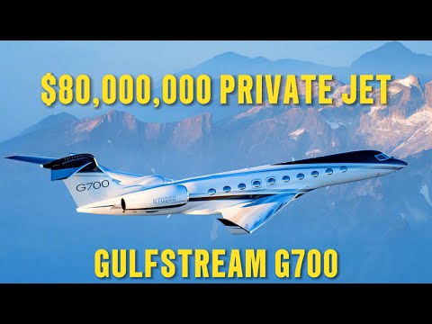 Step INSIDE the $80 Million Private Jet GULFSTREAM G700!
