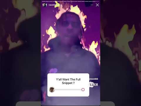 Nas EBK previews new snippet 🔥🔥 (Nick Blixky diss)