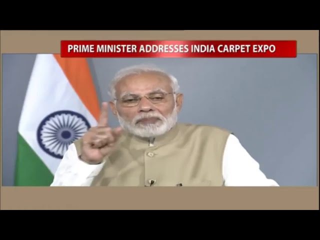 WATCH : PM Modi addresses Carpet Expo via video conferencing WATCH : PM Modi addresses Carpet Expo via video conferencing
