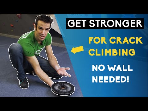 Crack Climbing Training: How To Train With No Cracks!
