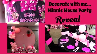 MINNIE MOUSE | REVEAL | DECORATE WITH ME