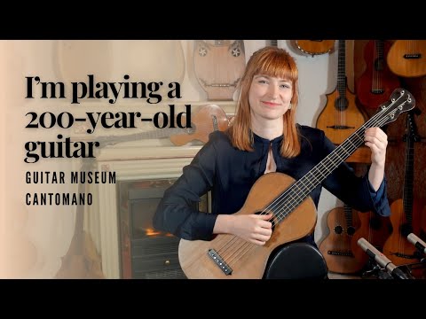 "Andantino" 25 Etudes op. 60 no. 3 (Matteo Carcassi) on a guitar made by Georg Staufer around 1810