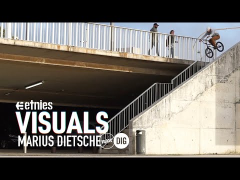 MARIUS DIETSCHE IS CRAZY! - etnies 'VISUALS' RAW - DIG BMX