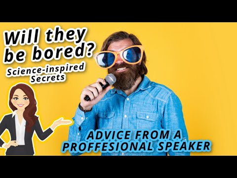 PREEMPT  The Fear of Public Speaking: Secret #4 How to Avoid Boring Your Audience