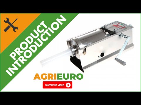 Reber 8966 N INOX Manual Table top Sausage Filler - 2 Speeds - 3 L Capacity - Product introduction