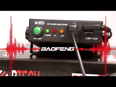 Baofeng - BTECH - amp 25. UHF or VHF amplifier for radio communications.