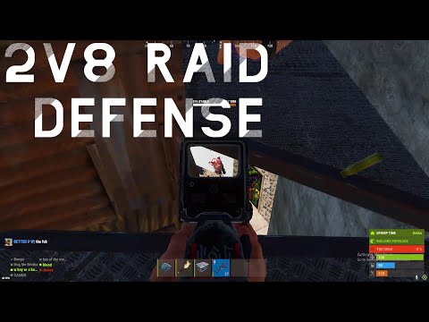 How We Became This Clan's WORST ENEMY... | 2v8 ONLINE RAID DEFENSE | Rust Snowball Progression