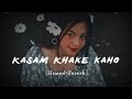 Kasam Khake Kaho | Slowed & Reverb | Lo-Fi Song#slowreverb #lofisong #kumarsanu #alkayagnik