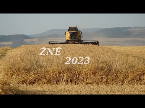 Šrejber - Sklizeň obilí - New holland cr 9.90, John Deere 7r