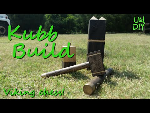 How to make a Kubb set - DIY tutorial