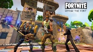 Defending the Fort - Fortnite Gameplay