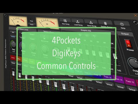 4Pockets DigiKeys - Tutorial: Exploring the App Part 2, Common Controls