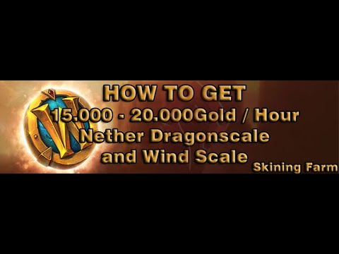 [WOW BFA GOLD FARM 8.3] - HOW TO GET 15.000-20.000 Gold /Hour Nether Dragonscale and Wind Scale