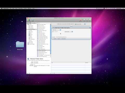 Folder Actions with Automator