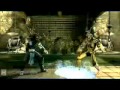 Mortal Kombat 9 Gamplay Kratos Fatalities And X Rays