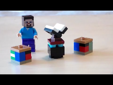 JonJonToys - Lego Minecraft Enchantment Table Tutorial
