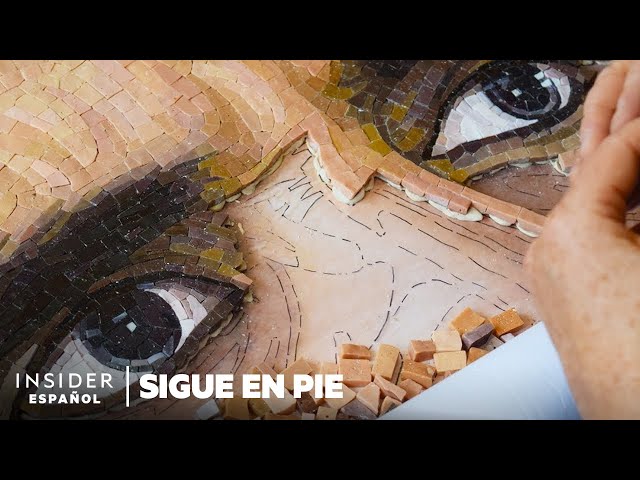 Vídeo relacionado con Azulejos de mosaico de vidrio de color iridiscente mágico