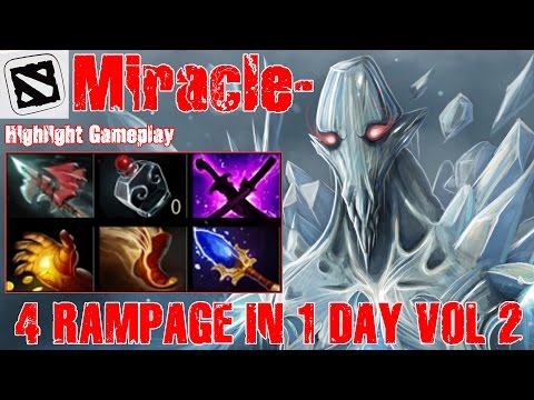 Miracle plays Ancient Apparition with HURRICANE PIKE - 4 Rampage in 1 day vol 2